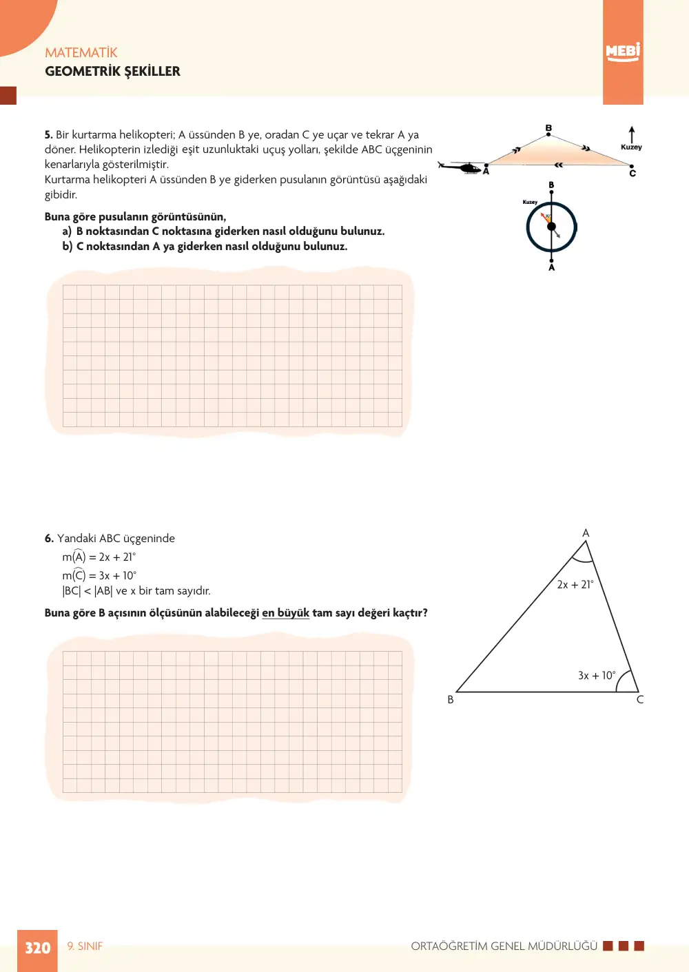 9. Sınıf Matematik Bireysel Öğrenme Etkinlikleri (2026-2027) sayfa 318