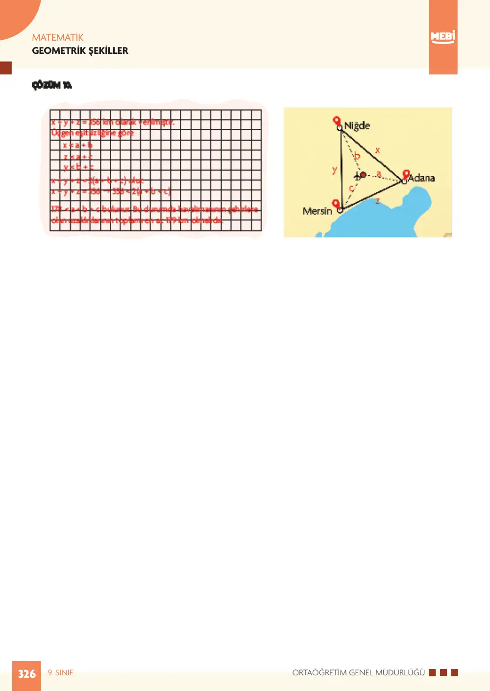 9. Sınıf Matematik Bireysel Öğrenme Etkinlikleri (2026-2027) sayfa 324