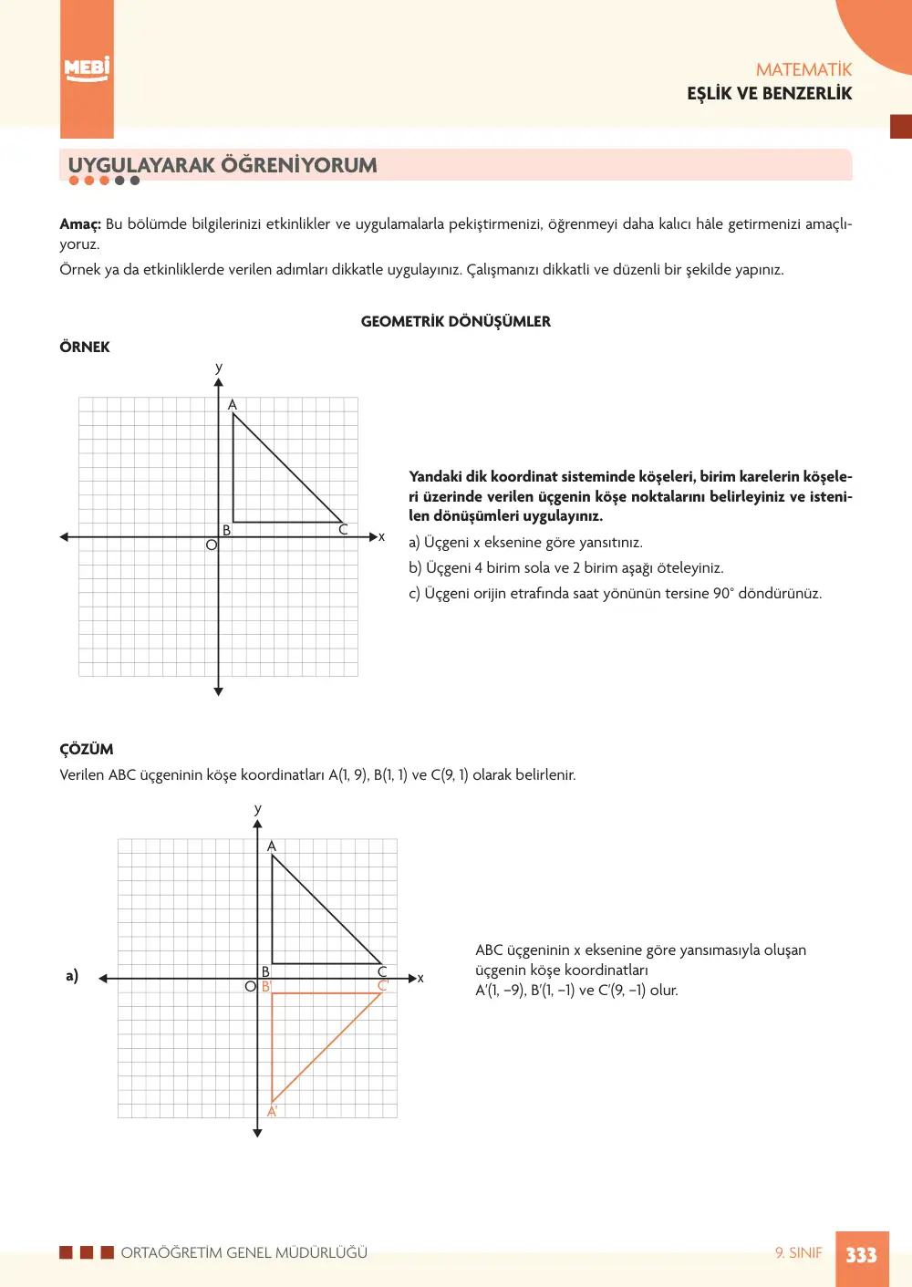 9. Sınıf Matematik Bireysel Öğrenme Etkinlikleri (2026-2027) sayfa 331