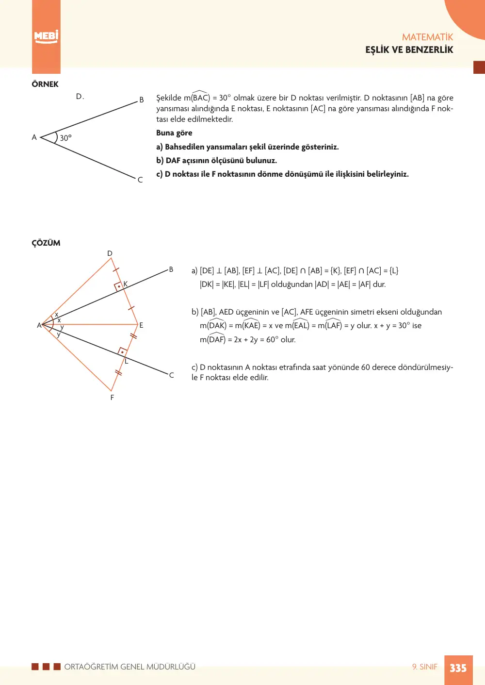 9. Sınıf Matematik Bireysel Öğrenme Etkinlikleri (2026-2027) sayfa 333