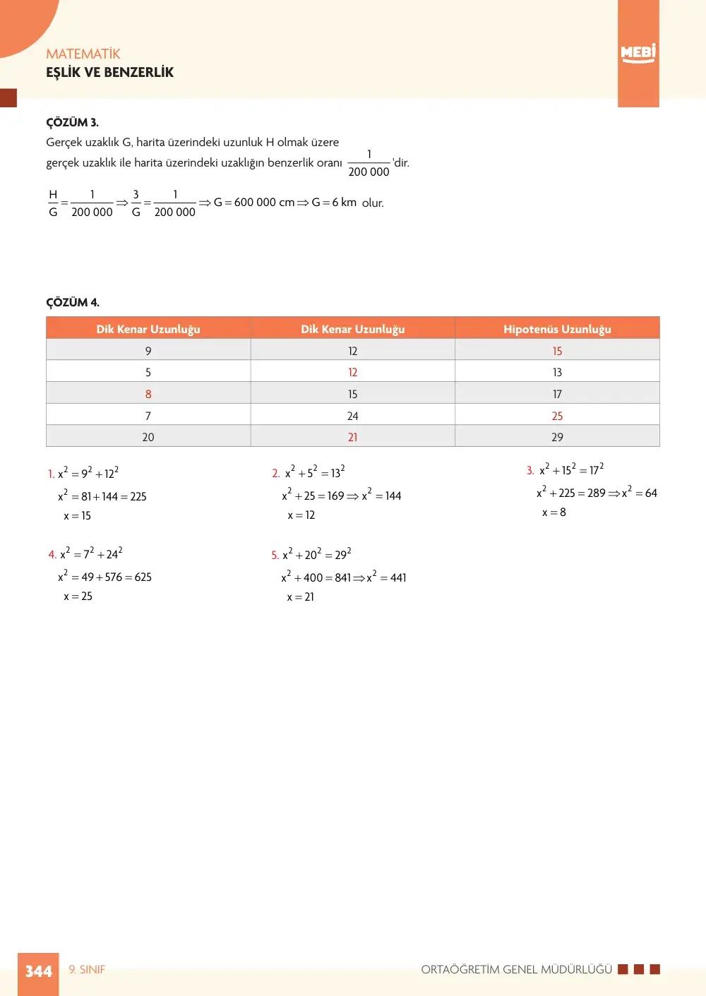 9. Sınıf Matematik Bireysel Öğrenme Etkinlikleri (2026-2027) sayfa 342