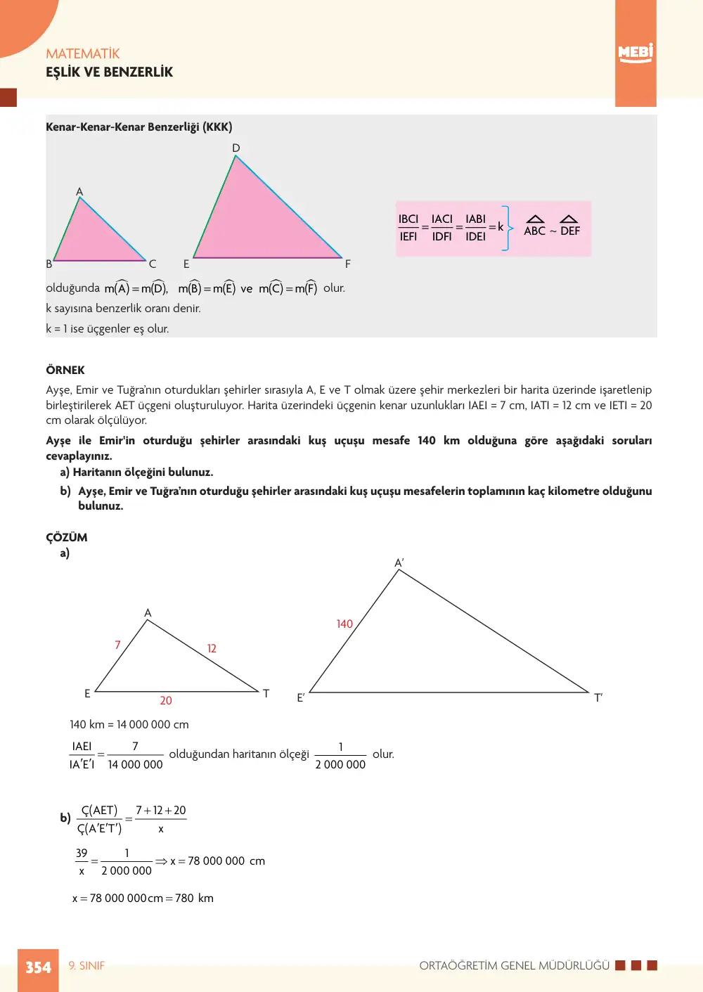 9. Sınıf Matematik Bireysel Öğrenme Etkinlikleri (2026-2027) sayfa 352