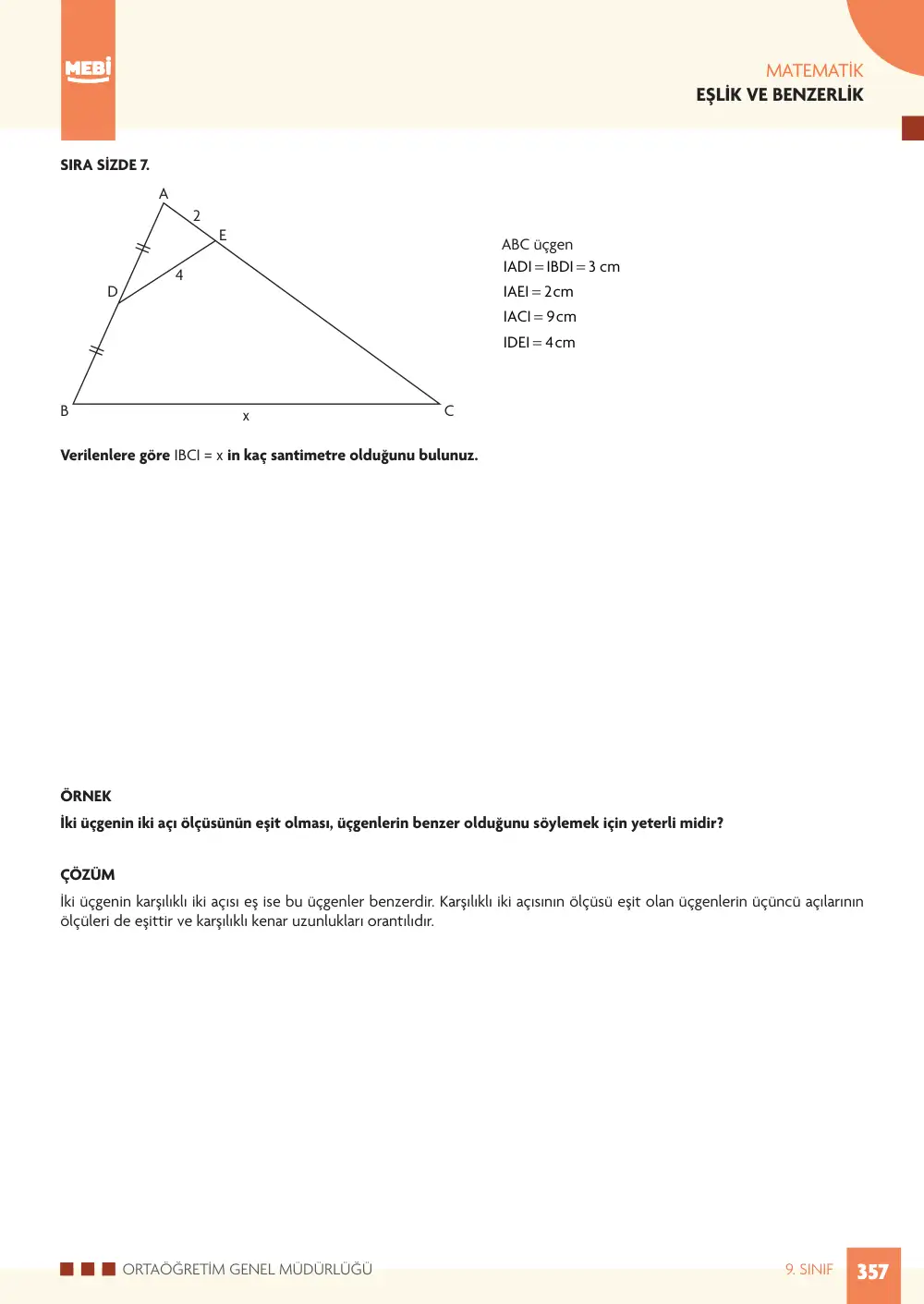 9. Sınıf Matematik Bireysel Öğrenme Etkinlikleri (2026-2027) sayfa 355