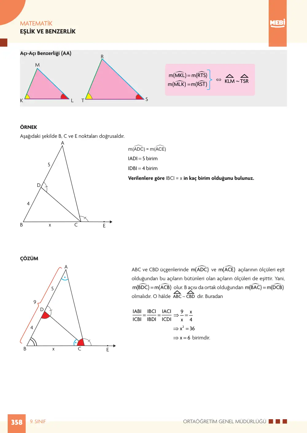 9. Sınıf Matematik Bireysel Öğrenme Etkinlikleri (2026-2027) sayfa 356