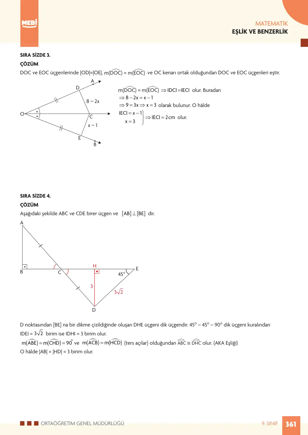 9. Sınıf Matematik Bireysel Öğrenme Etkinlikleri (2026-2027) sayfa 359