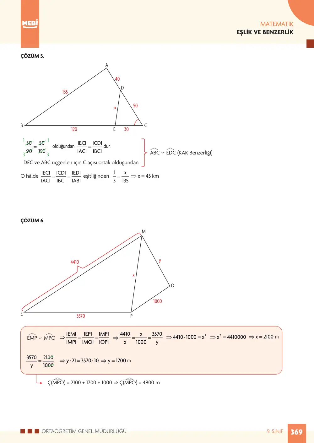 9. Sınıf Matematik Bireysel Öğrenme Etkinlikleri (2026-2027) sayfa 367