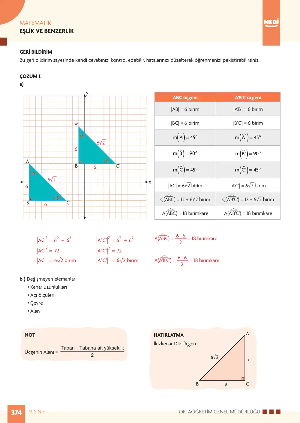 9. Sınıf Matematik Bireysel Öğrenme Etkinlikleri (2026-2027) sayfa 372