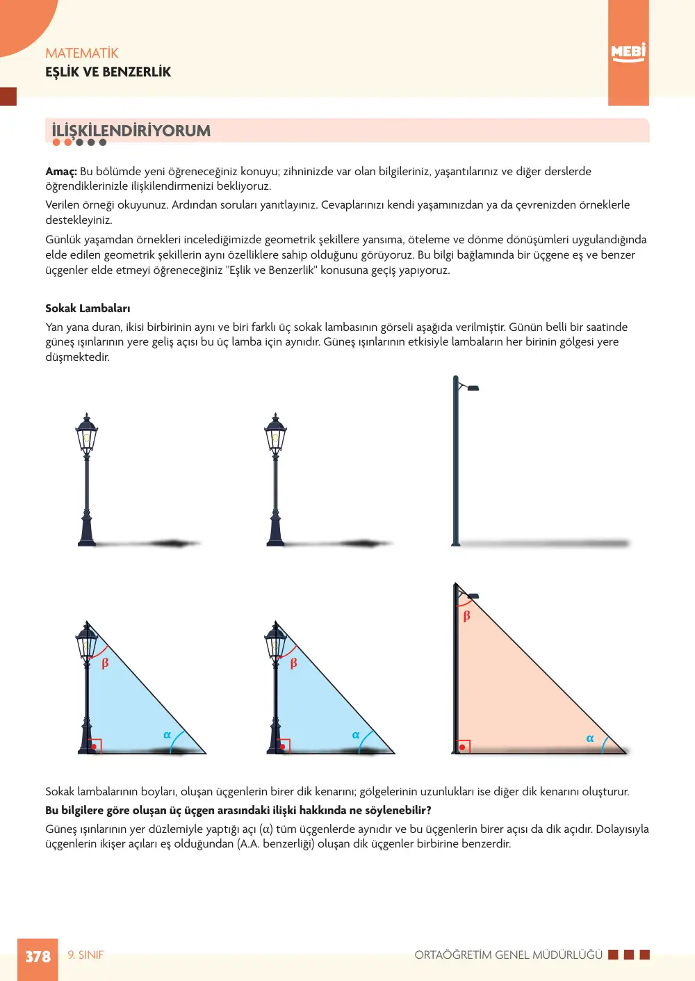 9. Sınıf Matematik Bireysel Öğrenme Etkinlikleri (2026-2027) sayfa 376