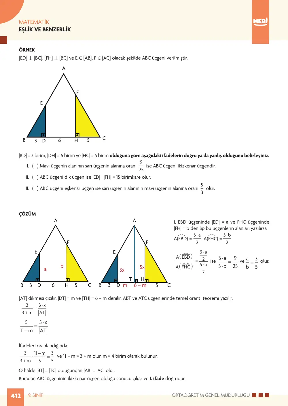9. Sınıf Matematik Bireysel Öğrenme Etkinlikleri (2026-2027) sayfa 410