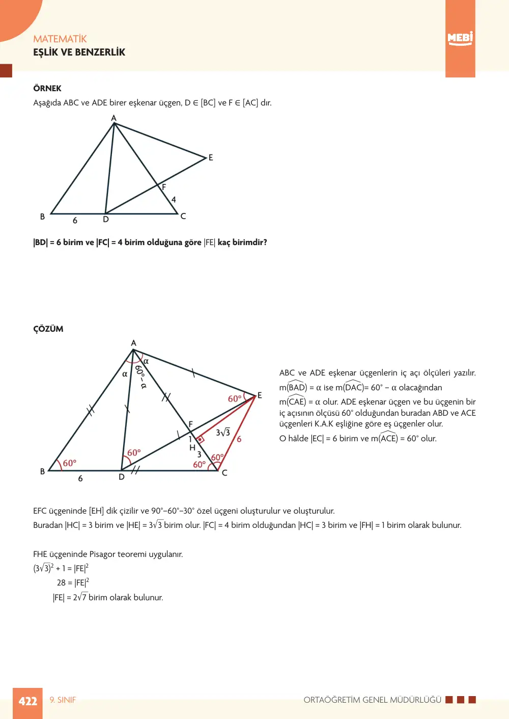 9. Sınıf Matematik Bireysel Öğrenme Etkinlikleri (2026-2027) sayfa 420