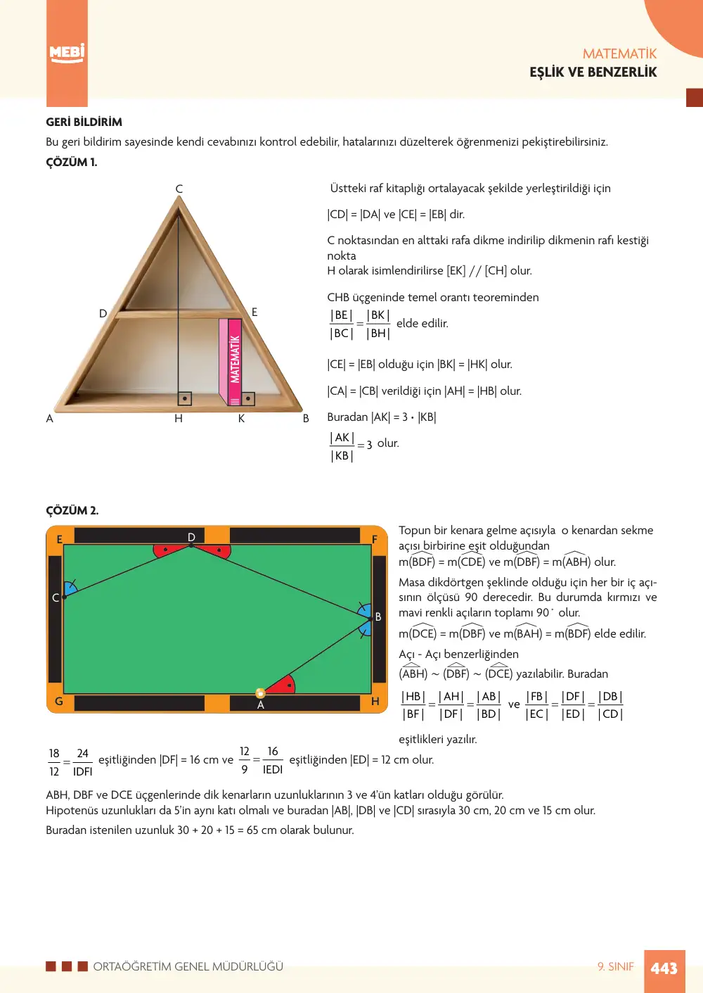 9. Sınıf Matematik Bireysel Öğrenme Etkinlikleri (2026-2027) sayfa 441