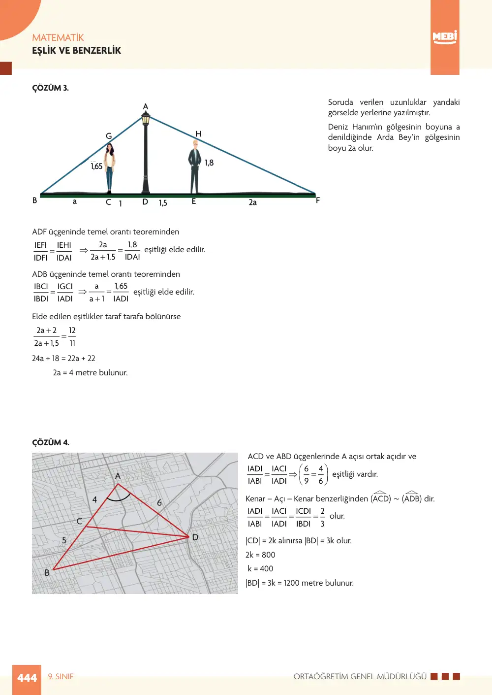9. Sınıf Matematik Bireysel Öğrenme Etkinlikleri (2026-2027) sayfa 442