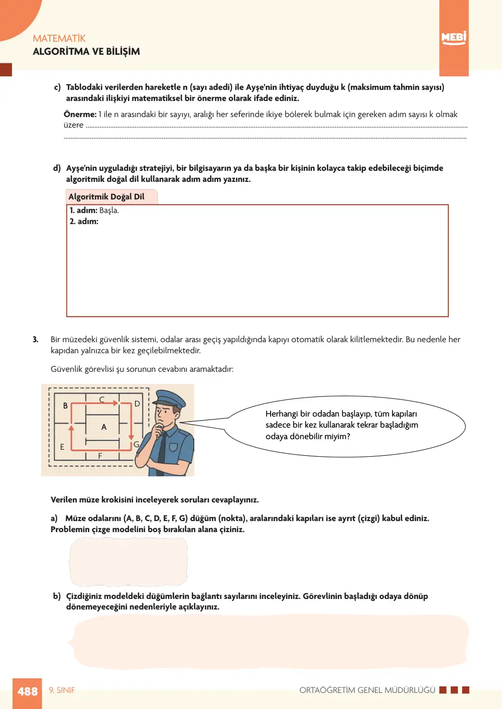 9. Sınıf Matematik Bireysel Öğrenme Etkinlikleri (2026-2027) sayfa 486