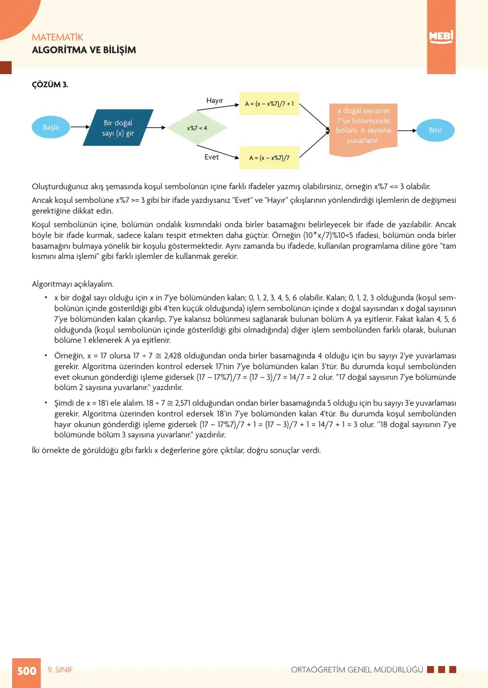 9. Sınıf Matematik Bireysel Öğrenme Etkinlikleri (2026-2027) sayfa 498