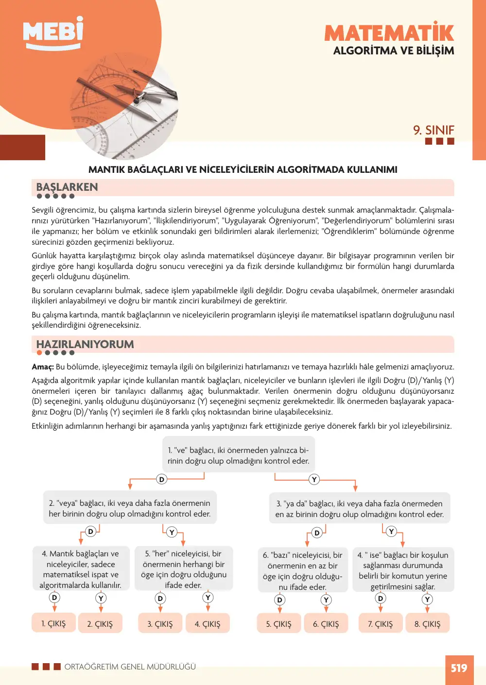 9. Sınıf Matematik Bireysel Öğrenme Etkinlikleri (2026-2027) sayfa 517