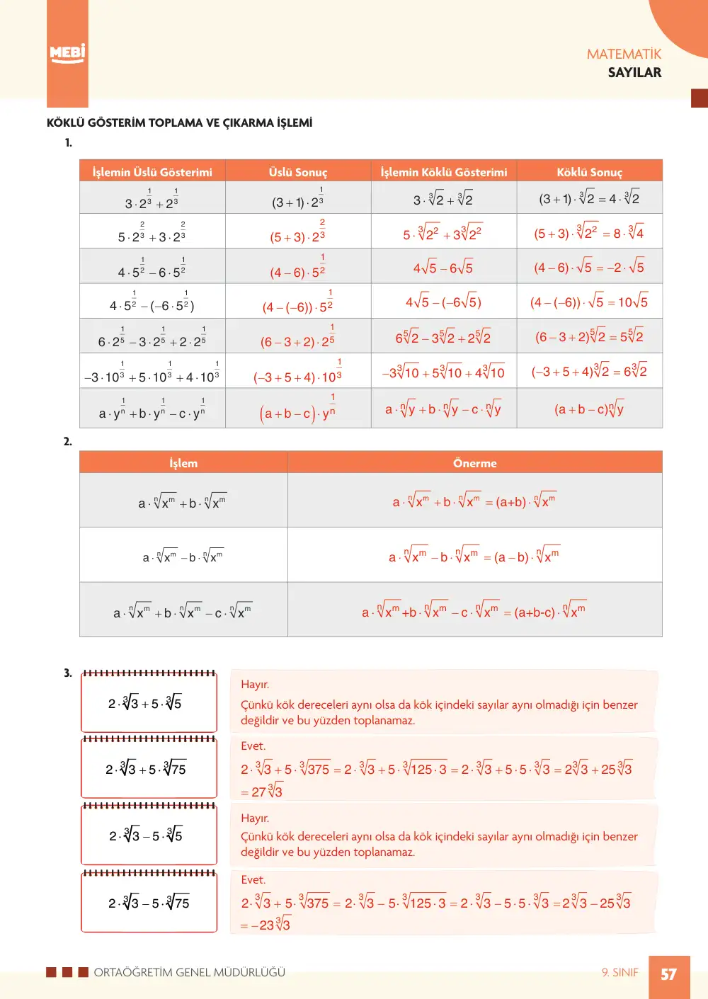 9. Sınıf Matematik Bireysel Öğrenme Etkinlikleri (2026-2027) sayfa 55