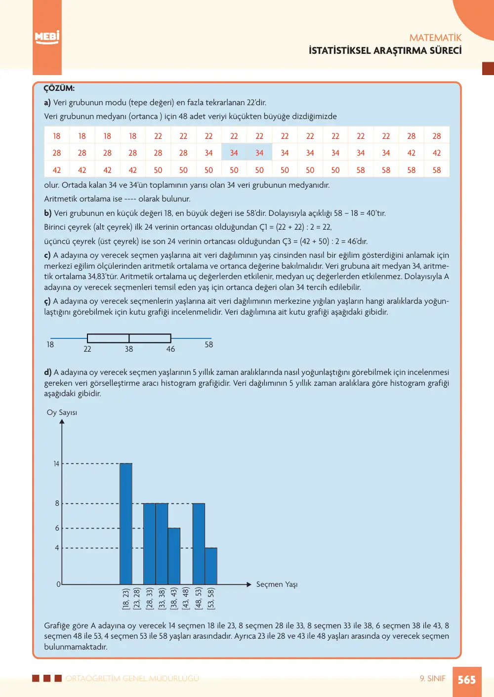 9. Sınıf Matematik Bireysel Öğrenme Etkinlikleri (2026-2027) sayfa 563
