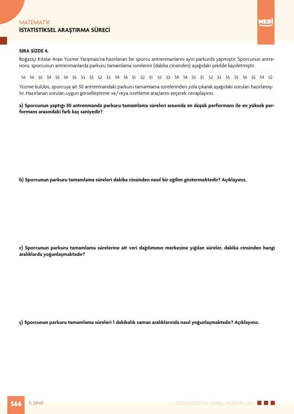 9. Sınıf Matematik Bireysel Öğrenme Etkinlikleri (2026-2027) sayfa 564