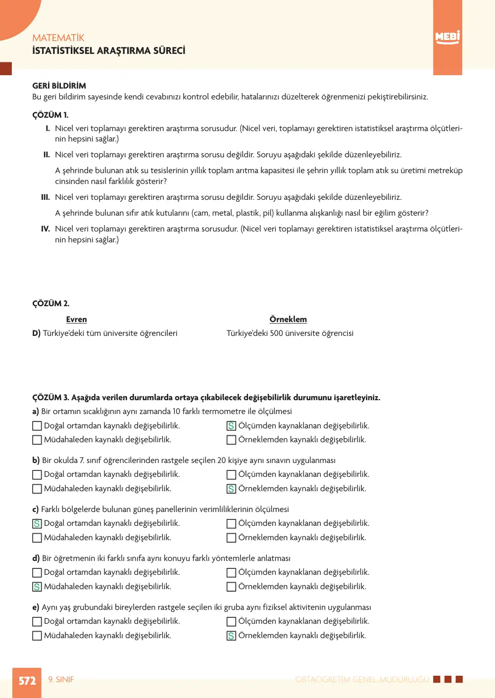 9. Sınıf Matematik Bireysel Öğrenme Etkinlikleri (2026-2027) sayfa 570