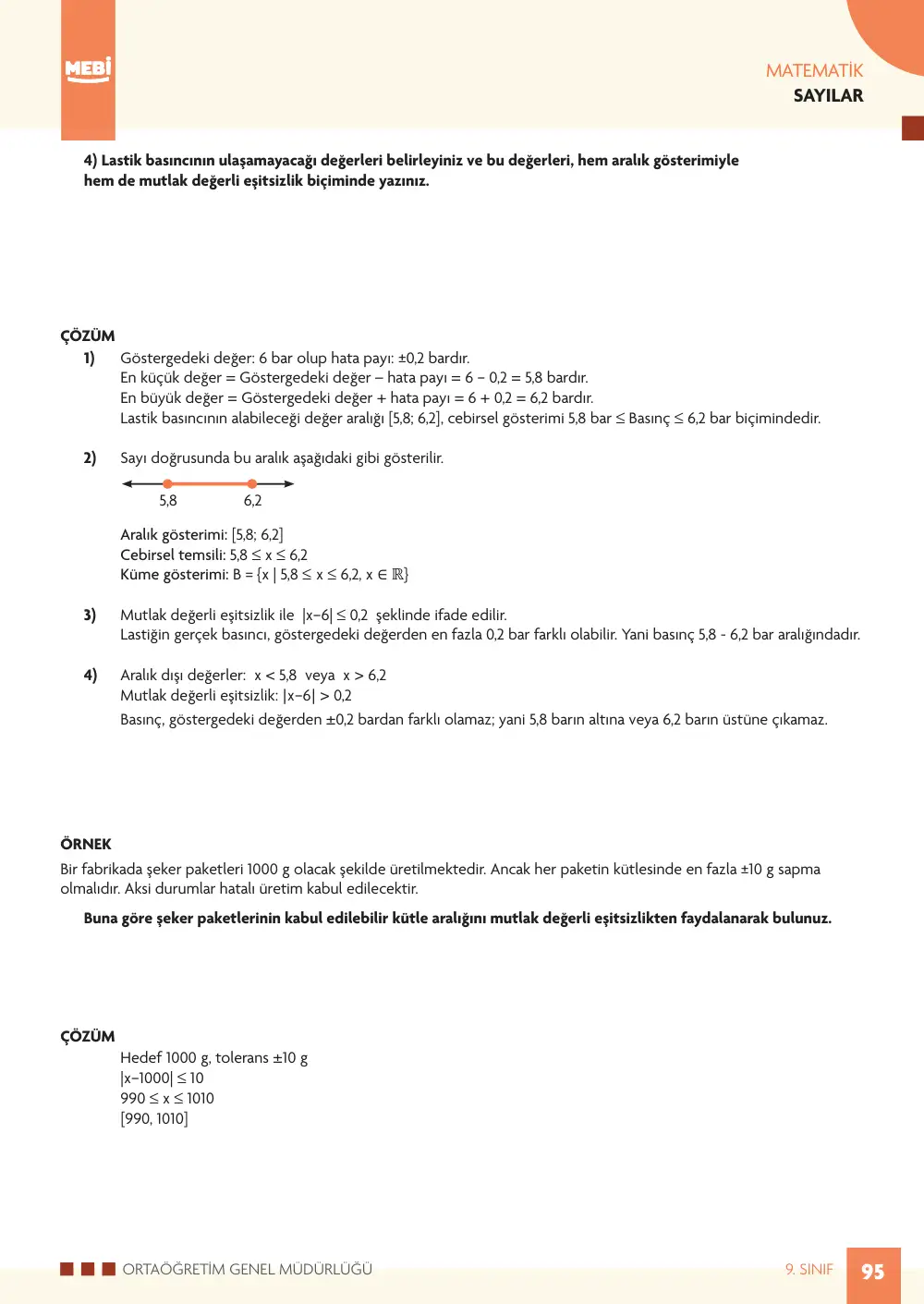 9. Sınıf Matematik Bireysel Öğrenme Etkinlikleri (2026-2027) sayfa 93