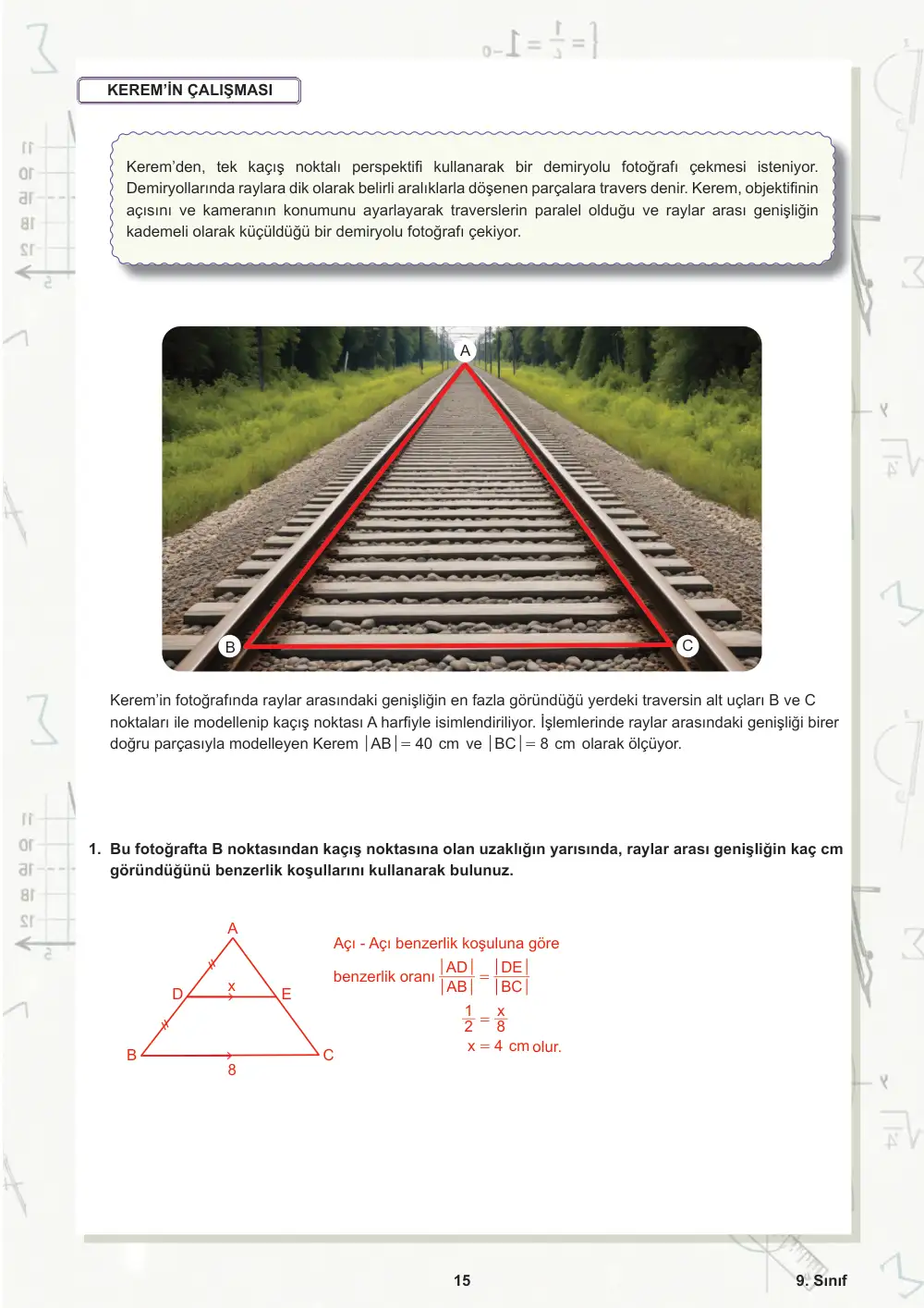 9. Sınıf Matematik Öğrenme Etkinlikleri Seti 1 (2025-2026) cevap anahtarı sayfa 16