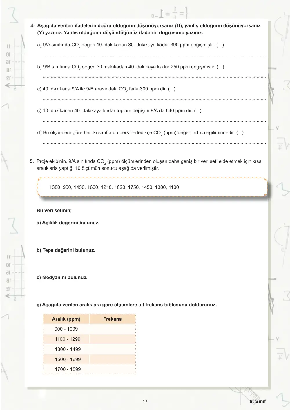 9. Sınıf Matematik Öğrenme Etkinlikleri Seti 2 (2025-2026) sayfa 18