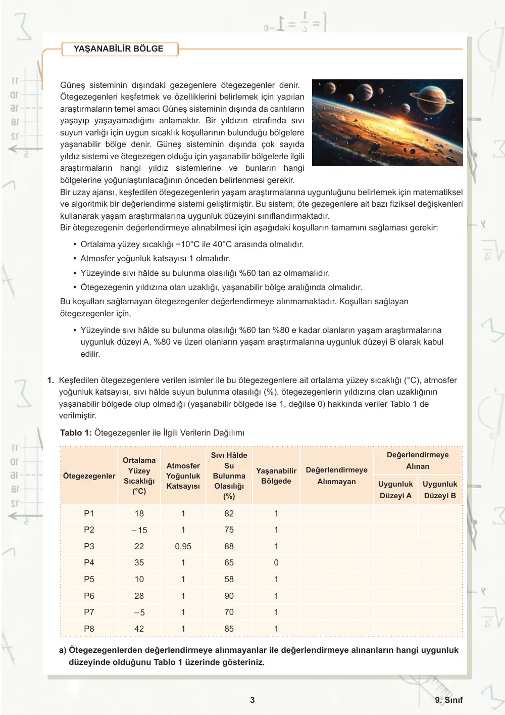 9. Sınıf Matematik Öğrenme Etkinlikleri Seti 2 (2025-2026) sayfa 4