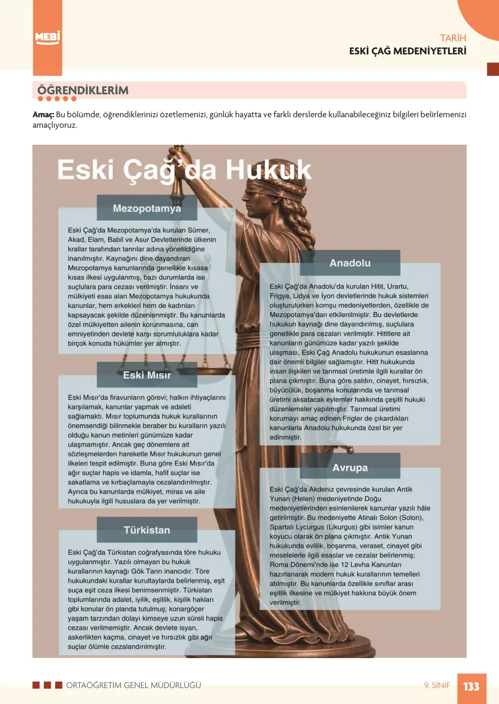 9. Sınıf Tarih Bireysel Öğrenme Etkinlikleri (2026-2027) sayfa 131