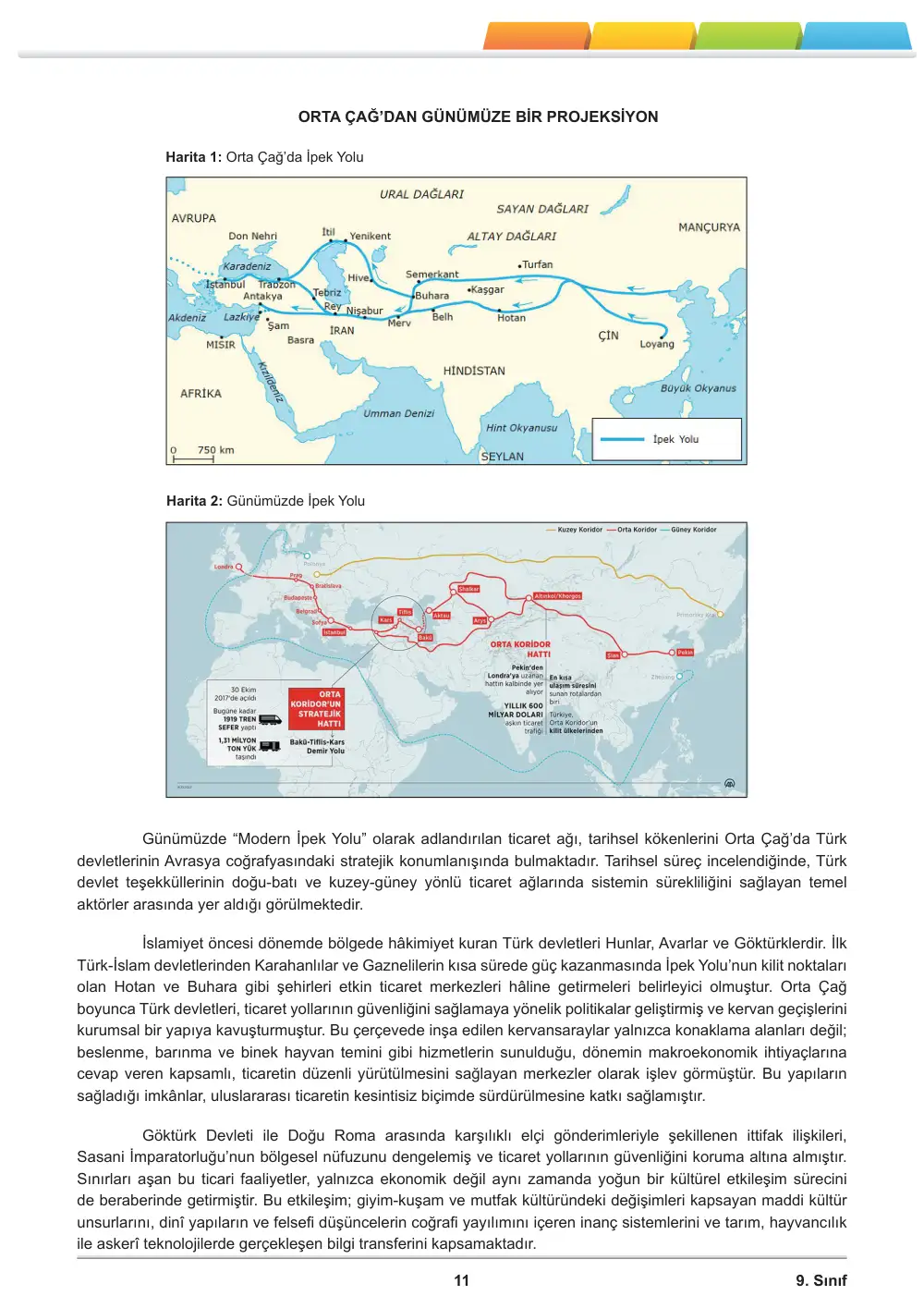 9. Sınıf Tarih Öğrenme Etkinlikleri Seti 2 (2025-2026) cevap anahtarı sayfa 12
