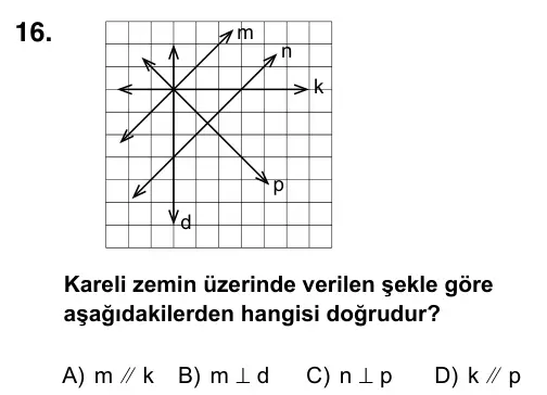 5. Sınıf Matematik 2015 İOKBS Bursluluk Sınavı 16. Soru görseli