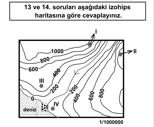 9, 10, 11. Sınıf Sosyal Bilgiler 2015 İOKBS Bursluluk Sınavı 12. Soru görseli (2/2)