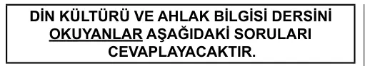 5. Sınıf Sosyal Bilgiler 2016 İOKBS Bursluluk Sınavı 20. Soru görseli (2/2)
