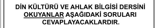 6. Sınıf Sosyal Bilgiler 2017 İOKBS Bursluluk Sınavı 20. Soru görseli (2/2)