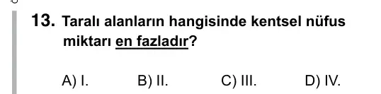 7. Sınıf Sosyal Bilgiler 2017 İOKBS Bursluluk Sınavı 13. Soru görseli