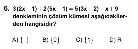 9, 10, 11. Sınıf Matematik 2017 İOKBS Bursluluk Sınavı 6. Soru görseli