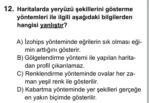 9, 10, 11. Sınıf Sosyal Bilgiler 2017 İOKBS Bursluluk Sınavı 12. Soru görseli