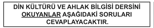5. Sınıf Sosyal Bilgiler 2018 İOKBS Bursluluk Sınavı 20. Soru görseli (2/2)