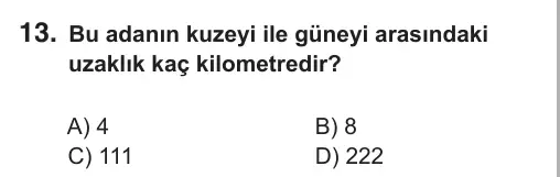 9, 10, 11. Sınıf Sosyal Bilgiler 2018 İOKBS Bursluluk Sınavı 13. Soru görseli