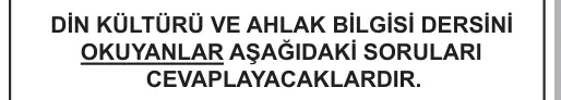 7. Sınıf Sosyal Bilgiler 2019 İOKBS Bursluluk Sınavı 20. Soru görseli (2/2)
