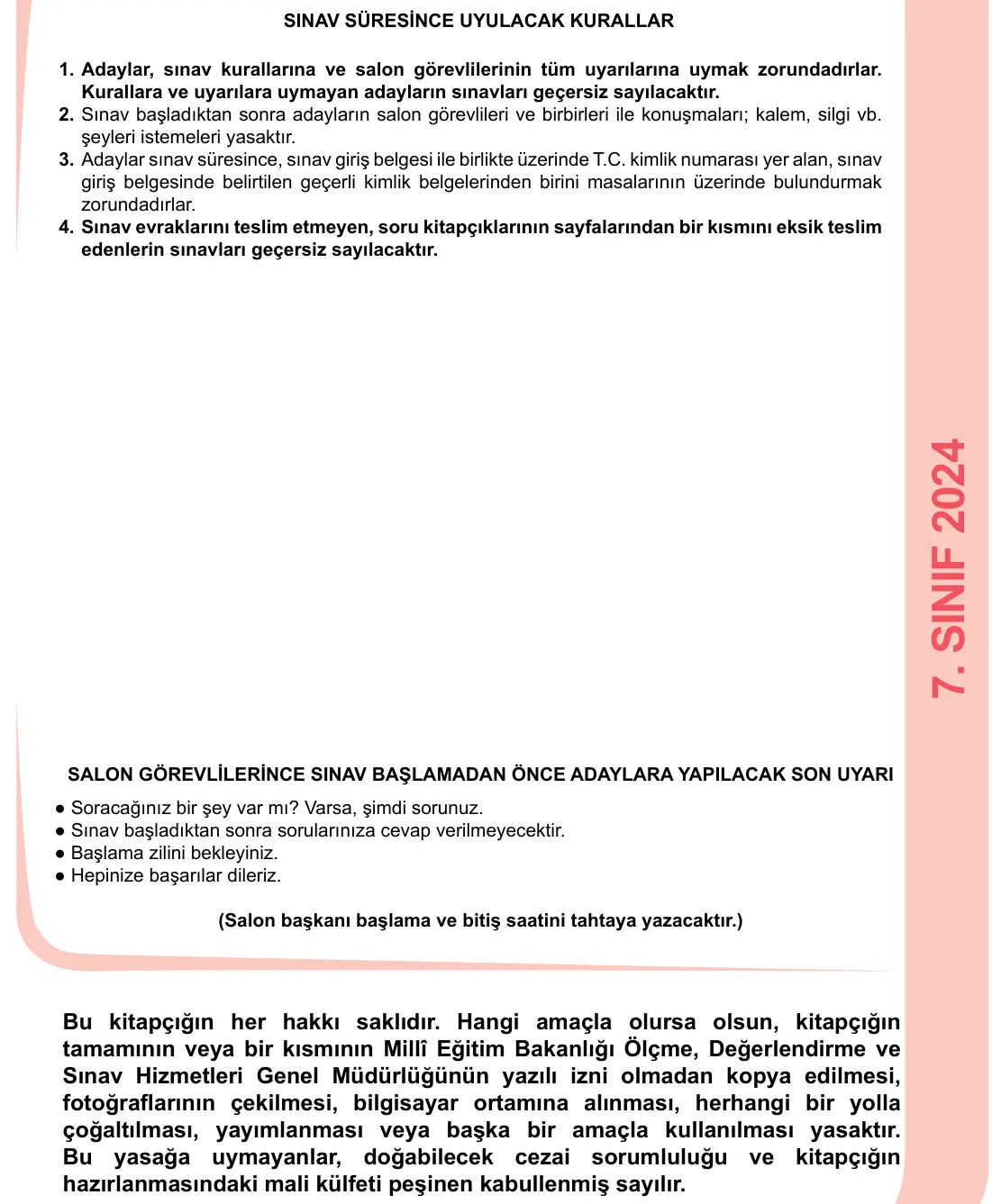 7. Sınıf Sosyal Bilgiler 2024 İOKBS Bursluluk Sınavı 20. Soru görseli (4/4)