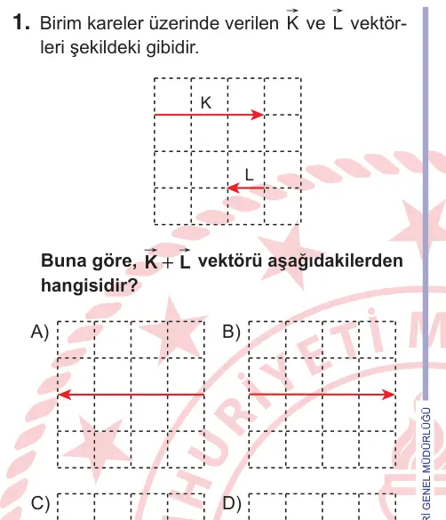 10, 11. Sınıf Fen Bilimleri 2025 İOKBS Bursluluk Sınavı 1. Soru görseli