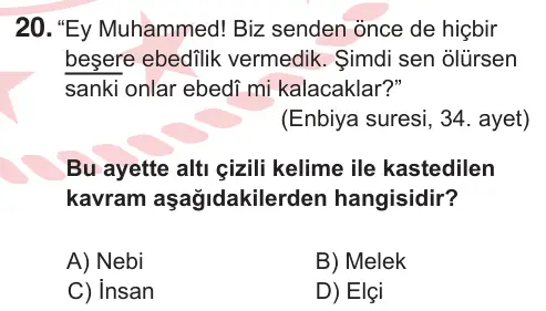 7. Sınıf Sosyal Bilgiler 2025 İOKBS Bursluluk Sınavı 20. Soru görseli (1/3)