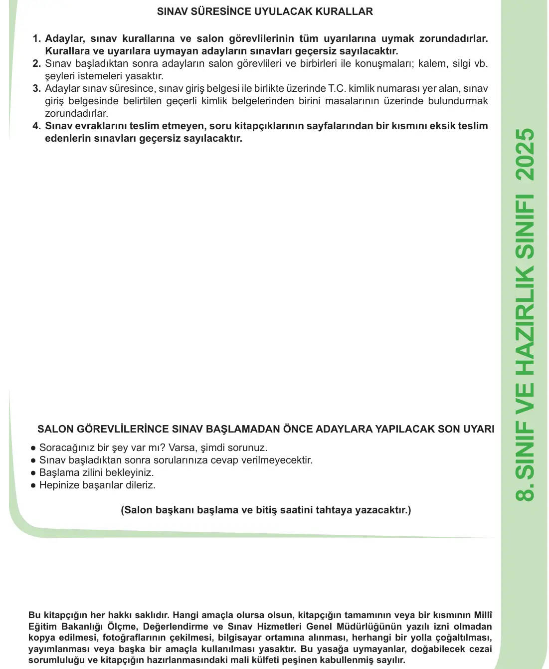 8. Sınıf ve Hazırlık Sosyal Bilgiler 2025 İOKBS Bursluluk Sınavı 20. Soru görseli (4/4)