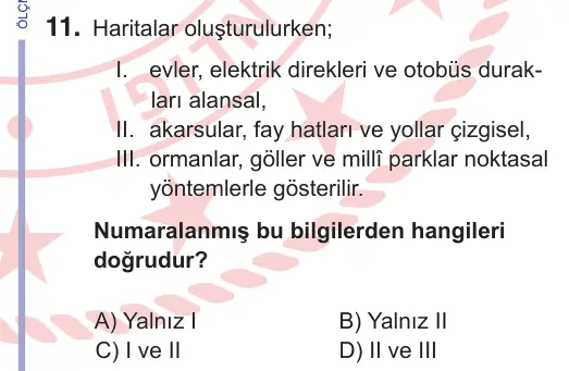 11. Sınıf Sosyal Bilgiler 2026 İOKBS Bursluluk Sınavı 11. Soru görseli