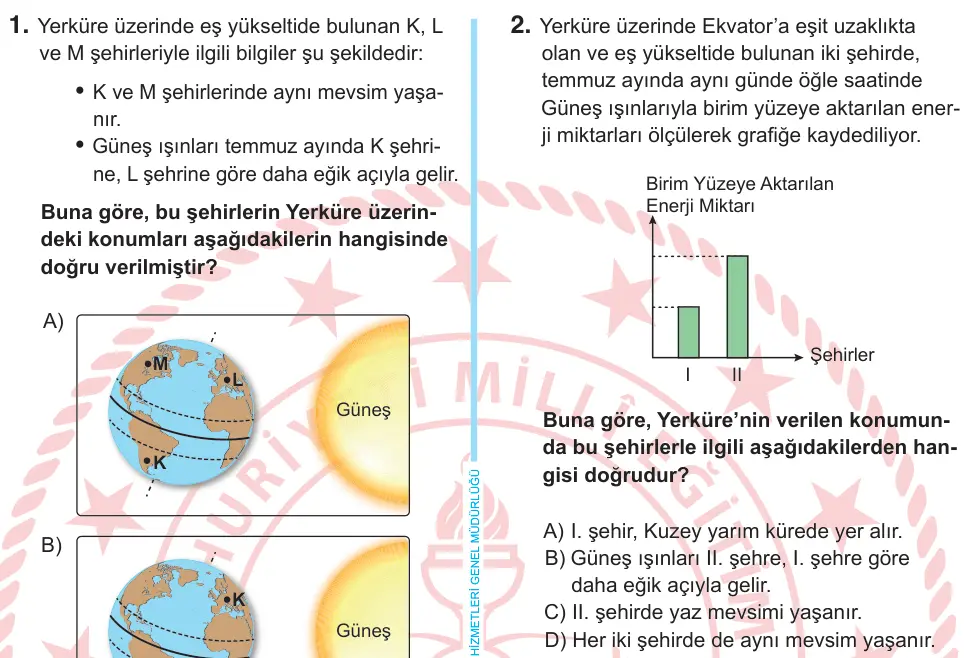 8. Sınıf Fen Bilimleri 2026 İOKBS Bursluluk Sınavı 2. Soru görseli