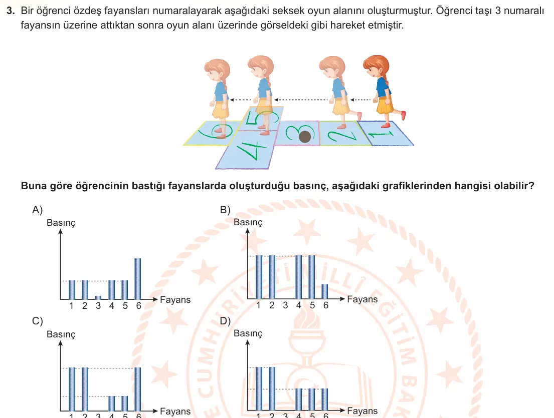 LGS Örnek Soruları Nisan 2024 Sayısal Fen Bilimleri 3. Soru görseli