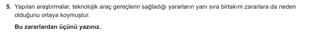 12. Sınıf Coğrafya 2023-2024 1. Dönem 1. Yazılı 2. Bölüm 5. Soru görseli