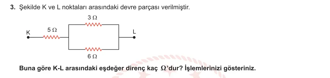 10. Sınıf Fizik 2023-2024 1. Dönem 1. Yazılı 2. Bölüm 3. Soru görseli