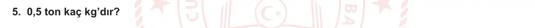9. Sınıf Fizik 2023-2024 1. Dönem 1. Yazılı 2. Bölüm 5. Soru görseli