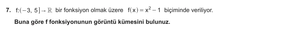 10. Sınıf Matematik 2023-2024 1. Dönem 1. Yazılı 4. Bölüm 7. Soru görseli